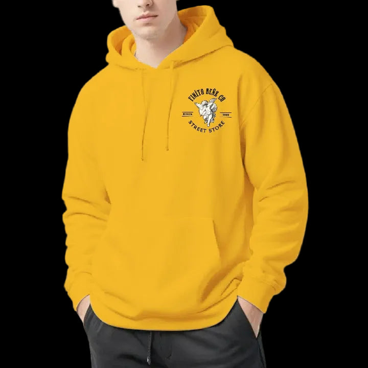 Perfect. In"Finìto Beñz Couture Gold Hoodie - A Limited 15 Piece Collective."